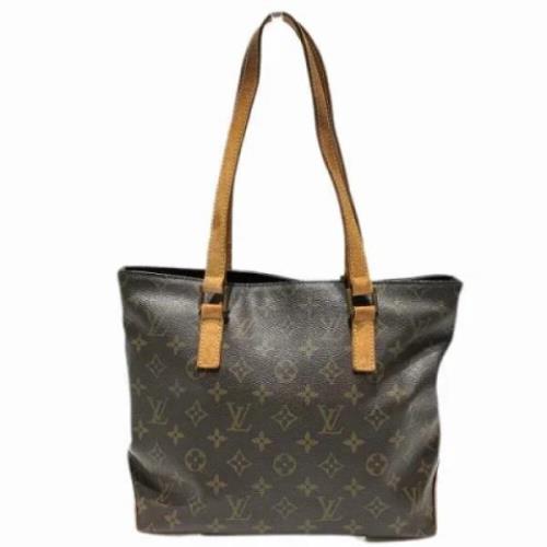 Louis Vuitton Vintage Pre-owned Tyg louis-vuitton-vskor Brown, Dam