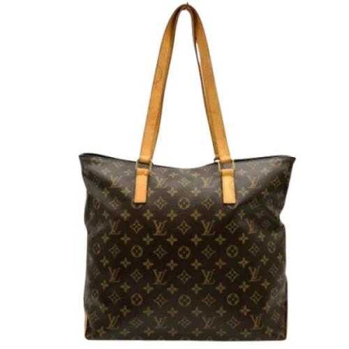 Louis Vuitton Vintage Pre-owned Tyg louis-vuitton-vskor Brown, Dam