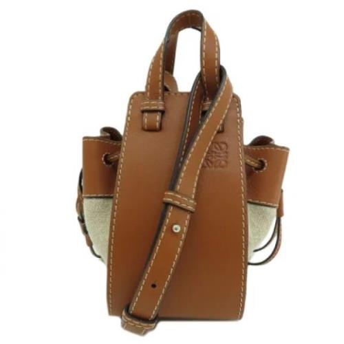 Loewe Pre-owned Pre-owned Tyg handvskor Brown, Dam