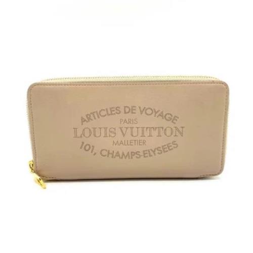 Louis Vuitton Vintage Pre-owned Laeder plnbcker Beige, Dam