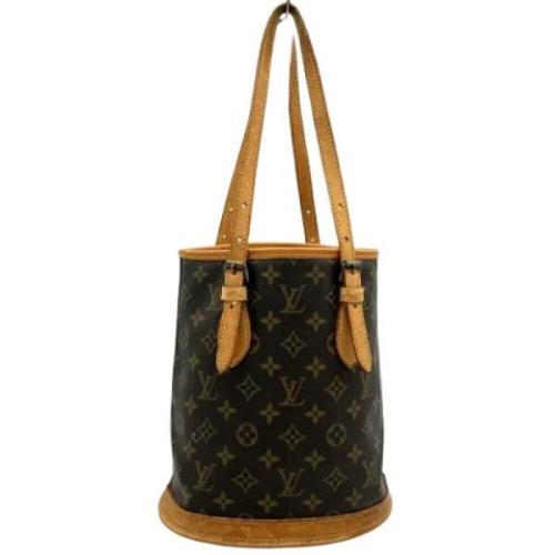 Louis Vuitton Vintage Pre-owned Tyg louis-vuitton-vskor Brown, Dam