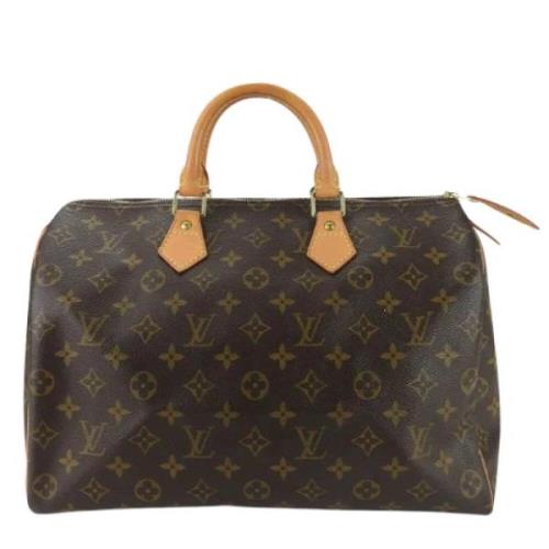 Louis Vuitton Vintage Pre-owned Tyg louis-vuitton-vskor Brown, Dam