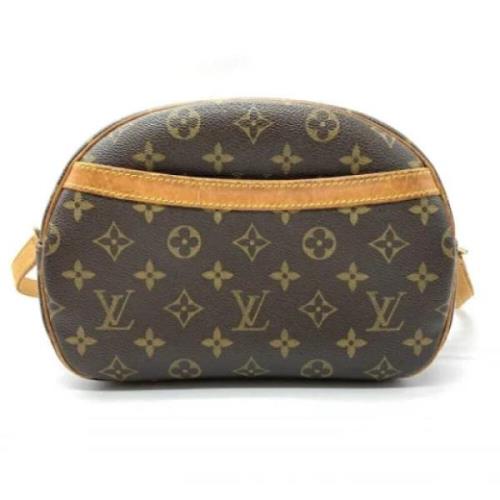 Louis Vuitton Vintage Pre-owned Canvas axelremsvskor Brown, Dam