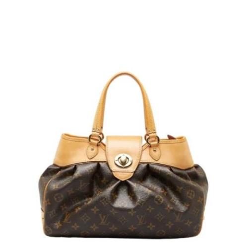 Louis Vuitton Vintage Pre-owned Tyg louis-vuitton-vskor Brown, Dam