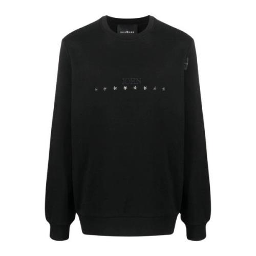 John Richmond Herr Sweatshirt - Regular Fit Black, Herr