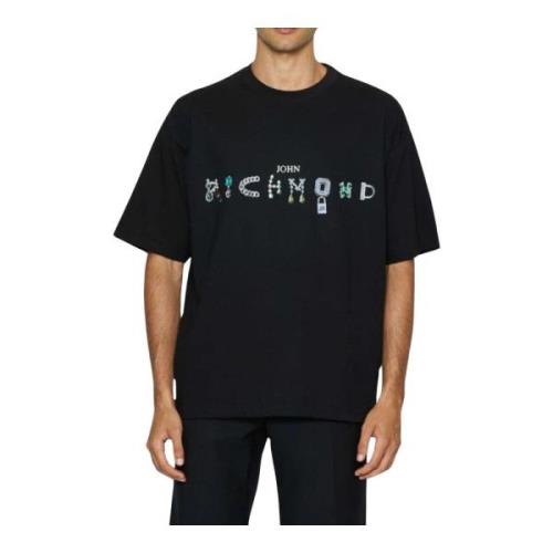 John Richmond Herr Hinaki T-shirt Black, Herr