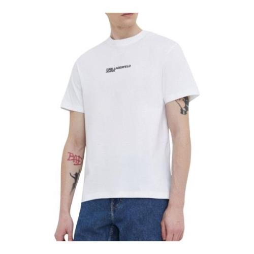 Karl Lagerfeld Herr Regular Kortärmad Tee White, Herr