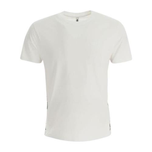 Moschino Herr Sidestripad T-shirt White, Herr