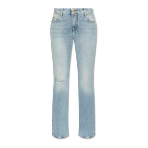 Balmain Flare jeans Blue, Dam