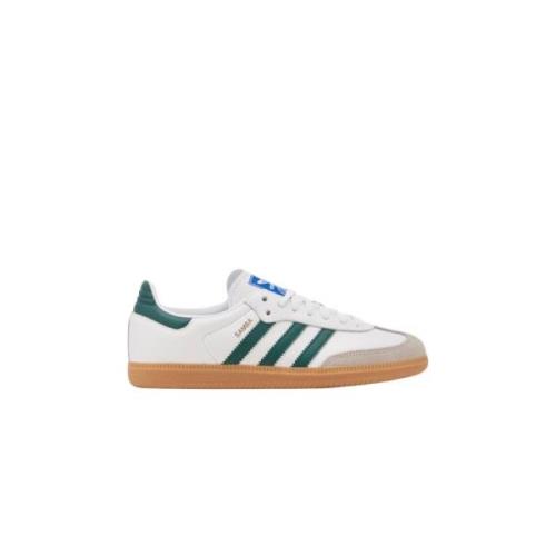 Adidas Originals Vit Grön Samba OG Sneakers Kvinnor White, Dam