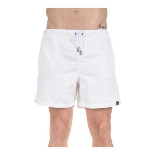 Aspesi Herr Badkläder Basic Stil White, Herr