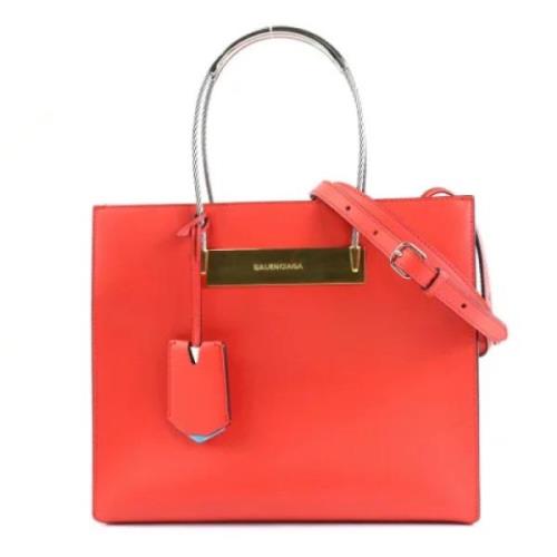 Balenciaga Vintage Pre-owned Tyg balenciaga-vskor Orange, Dam