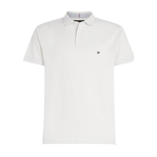 Tommy Hilfiger Klassisk Regular Polo White, Herr