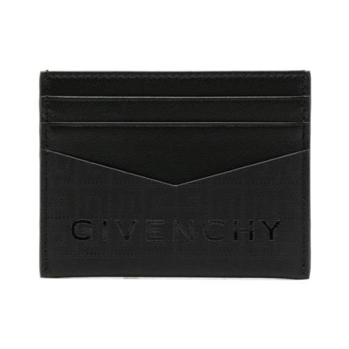 Givenchy Svart Nylon Korthållare med 4G Motiv Black, Herr