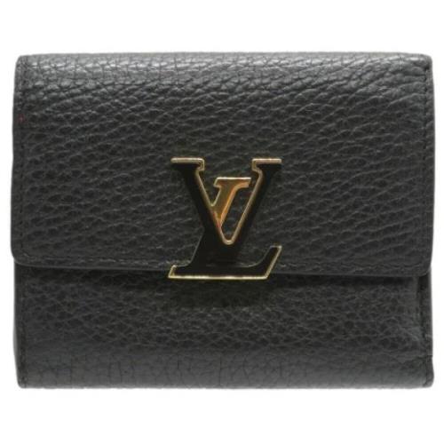 Louis Vuitton Vintage Pre-owned Laeder plnbcker Black, Dam