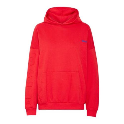 Ball Bright Red Hammer Hoodie Sweatshirt Red, Dam