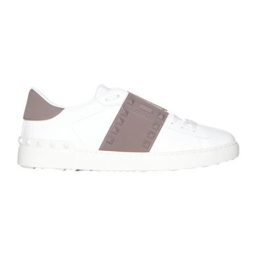 Valentino Garavani Rockstud Untitled Vita Lädersneakers White, Herr