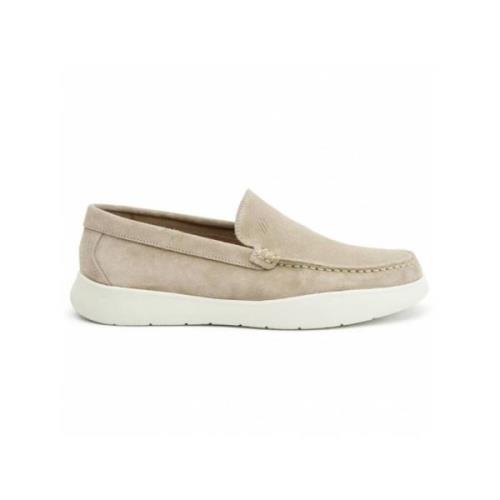 Frau Stiliga Moccasins för Män Beige, Herr