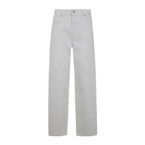 7 For All Mankind Curvilinear Jeans White, Dam