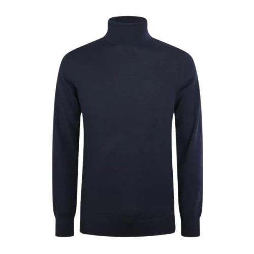 Calvin Klein Merino Turtle Neck Sweater Blue, Herr