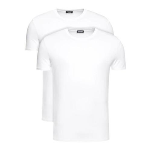 Dsquared2 Herr Logo Sid T-shirt White, Herr