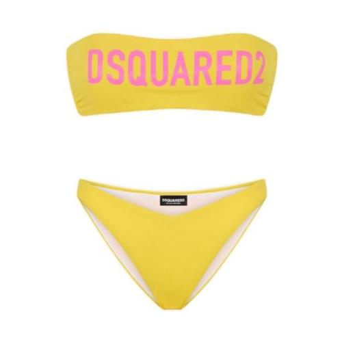 Dsquared2 Färgglad Dam Badkläder Yellow, Dam