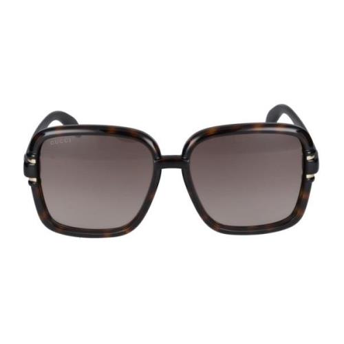 Gucci Stiliga solglasögon Gg1066S Brown, Dam