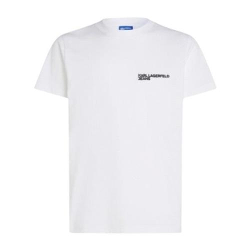 Karl Lagerfeld Herr Slim Fit Kortärmad T-shirt White, Herr