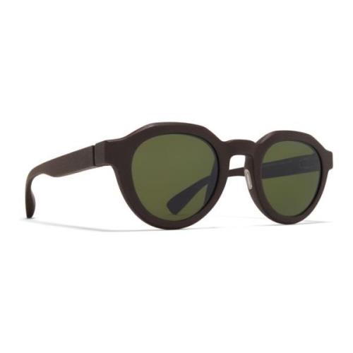 Mykita DIA Solglasögon Brun/Grön Solid Brown, Unisex