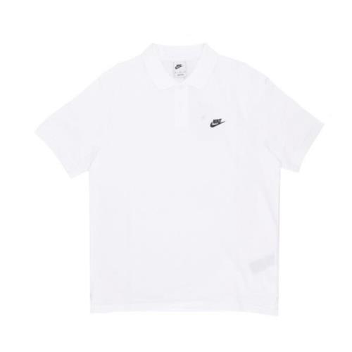 Nike Essential Pique Polo Shirt White, Herr