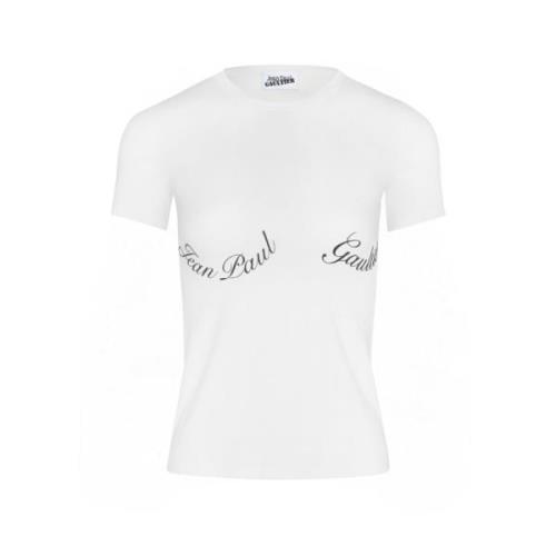 Jean Paul Gaultier Bomull Baby Tee-Shirt med Stil White, Dam