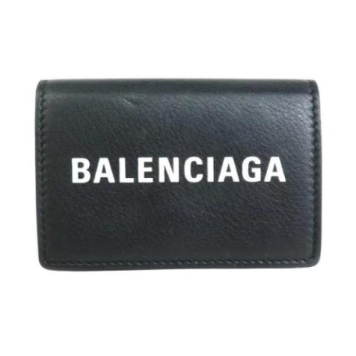 Balenciaga Vintage Pre-owned Laeder plnbcker Black, Unisex