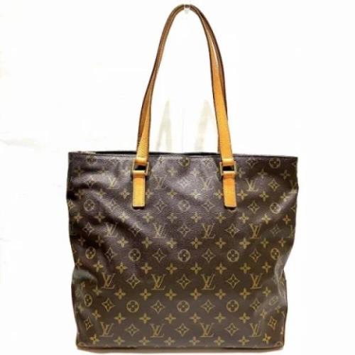 Louis Vuitton Vintage Pre-owned Tyg louis-vuitton-vskor Brown, Dam