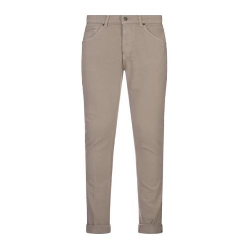 Dondup Beige Skinny Jeans med Låg Midja Brown, Herr