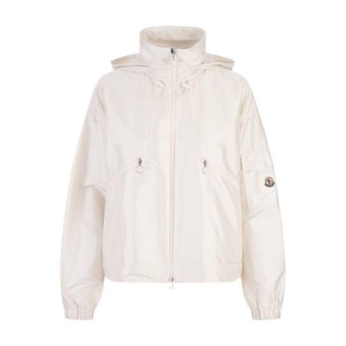 Moncler Vit Hemar Parka Damkappa White, Dam