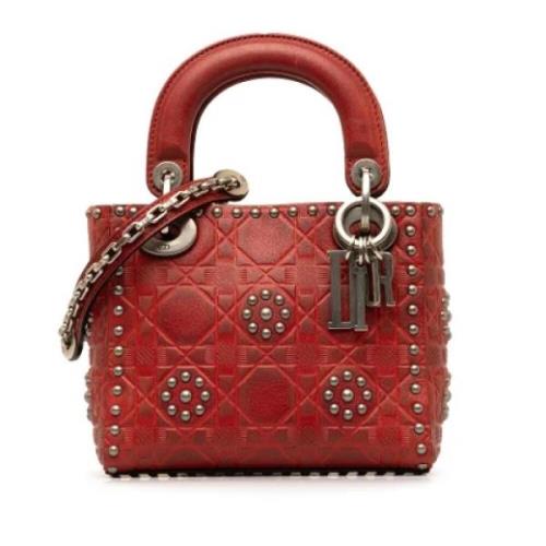 Dior Vintage Pre-owned Laeder dior-vskor Red, Dam