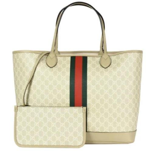 Gucci Vintage Pre-owned Tyg gucci-vskor Beige, Dam