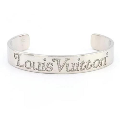 Louis Vuitton Vintage Pre-owned Metall armband Gray, Dam