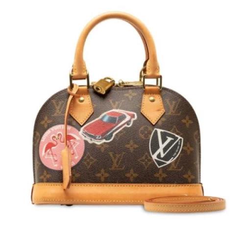 Louis Vuitton Vintage Pre-owned Tyg louis-vuitton-vskor Brown, Dam