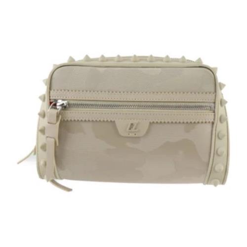 Christian Louboutin Pre-owned Pre-owned Canvas axelremsvskor Beige, Da...