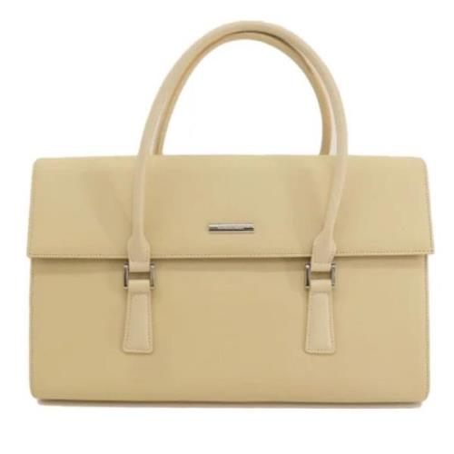 Burberry Vintage Pre-owned Tyg handvskor Beige, Dam