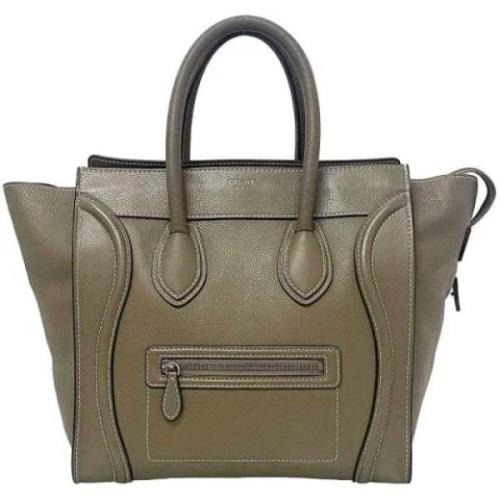 Celine Vintage Pre-owned Tyg celine-vskor Green, Dam