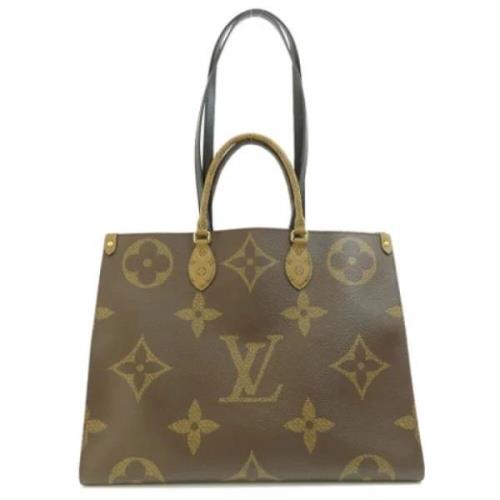 Louis Vuitton Vintage Pre-owned Tyg louis-vuitton-vskor Brown, Dam