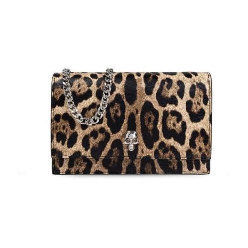 Alexander McQueen Skull Liten Clutch Multicolor, Dam