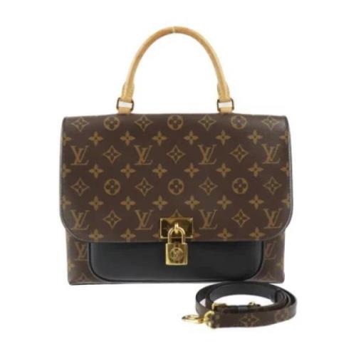 Louis Vuitton Vintage Pre-owned Tyg louis-vuitton-vskor Brown, Dam