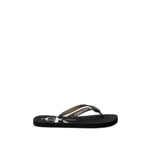 Calvin Klein Jeans Herr Strand Sandaler Vår/Sommar Kollektion Black, H...