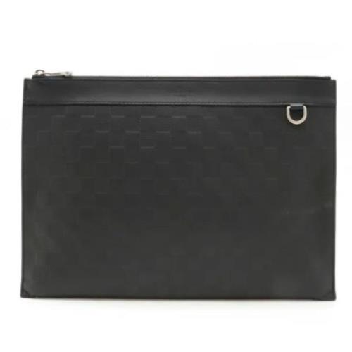 Louis Vuitton Vintage Pre-owned Tyg louis-vuitton-vskor Black, Dam