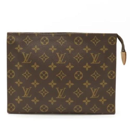 Louis Vuitton Vintage Pre-owned Tyg louis-vuitton-vskor Brown, Dam