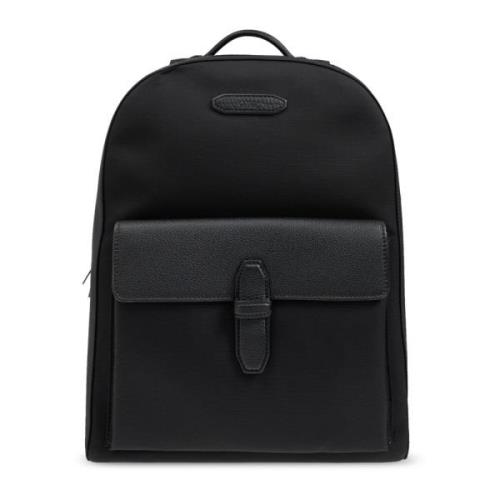 Brioni Ryggsäck med logotyp Black, Herr