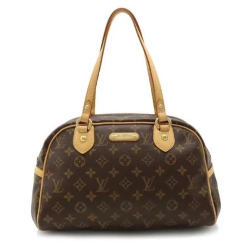 Louis Vuitton Vintage Pre-owned Canvas louis-vuitton-vskor Brown, Dam